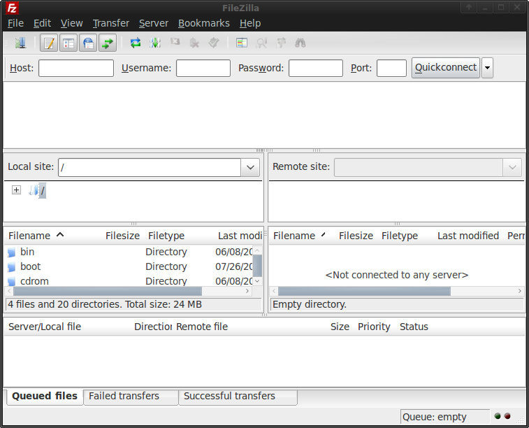 How to upload website content using Filezilla
